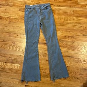 MOTHER high waisted flare jeans